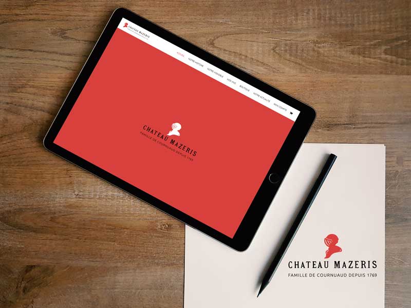 Château Mazeris — site e-commerce vignoble bordelais