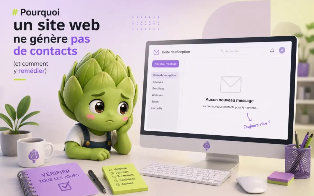 Pourquoi un site web ne génère pas de contacts (et comment y remédier)